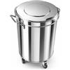Ristotecno Pattumiera inox Lt. 90 senza pedale