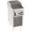 Fry Top elettrico con piano RIGATO. Dim.cm. 35x70x85H. - Assorbimento 3.9 Kw.