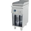 Fry Top elettrico con piano LISCIO. Dim.cm. 40x70x85H. - Assorbimento 5.4 Kw.