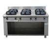 Cucina etnica WOK a 6 fuochi. Cm. 150x110x85H.