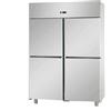 Armadio Refrigerato 1200 Lt. Acciaio inox. 0°/+10°C - 4 PORTE