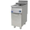 Friggitrice ad 1 vasca da lt. 18 a GAS. Dim.cm. 40x90x85H. - Potenza termica 14 Kw.