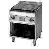 Griglia pietra lavica a GAS. Dim.cm. 80x70x85H. - Potenza termica 15 Kw.