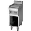 Fry Top a gas con piano LISCIO cromato. Dim.cm. 40x70x85H. - Potenza termica 5.70Kw.