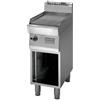 Fry Top a gas con piano RIGATO cromato. Dim.cm. 40x70x85H. - Potenza termica 5.70Kw.