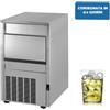 Fabbricatore di ghiaccio a cubetto cavo. Produzione giornaliera 29 Kg - Contenitore 11 Kg.