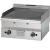 Fry Top da banco a gas con piano LISCIO. Dim.cm. 60x60x28H. - Potenza termica 10.4 Kw