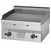 Fry Top da banco a gas con piano RIGATO. Dim.cm. 60x60x28H. - Potenza termica 10.4 Kw.