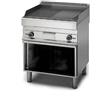 Fry Top a gas con piano ⅔ LISCIO e ⅓ RIGATO. Dim.cm. 70x70x85H. - Potenza termica 11.40 Kw.