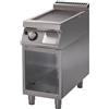 Fry Top elettrico con piano di cottura LISCIO. Dim.cm. 40x90x85H. - assorbimento 7,5 Kw.