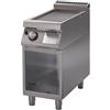Fry Top elettrico con piano di cottura RIGATO. Dim.cm. 40x90x85H. - assorbimento 7,5 Kw.