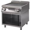 Fry Top elettrico con piano di cottura LISCIO. Dim.cm. 80x90x85H. - Assorbimento 15 Kw.