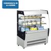 Espositore murale refrigerato ventilato per bibite - aperto - altezza 1250 mm - temperatura +2°/+10°C