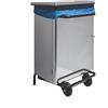 Ristotecno Pattumiera inox Lt. 70 con apertura a pedale