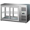 Espositore refrigerato da banco. Ante scorrevoli - Dim.cm. 111x51,5x55,5H.