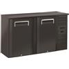 Banco refrigerato Back Bar a 2 sportelli. Temp. +2°/+8°C. Dim.cm. 146x51x86H