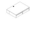 Ristotecno Piano superiore per appoggio macchina caffè, con 2 cassetti di cui 1 battifondi. Dim.cm. 100x65x20H
