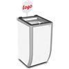 Frigo vetrina bibite. Capacità lt. 57. Temp. +2°/+8°C. Dim.cm. 50,5x55,5x98H