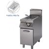 Friggitrice ad 1 vasca da lt. 17 a GAS. Dim.cm. 40x70x85H. - Potenza termica 16,5 Kw.