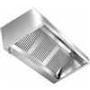 Ristotecno Cappa aspirante a parete senza motore - prof. 90 cm - 240x90x45H - AISI 430