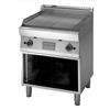 Fry Top a gas con piano RIGATO [CROMATO]. Dim.cm. 70x70x85H. - Potenza termica 11.40 Kw.