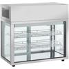 Espositore refrigerato da banco. Ante scorrevoli - Dim.cm. 80,5x43,8x73,5H.