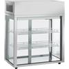 Espositore refrigerato da banco. Ante scorrevoli - Dim.cm. 80,5x43,8x93,5H.