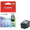 CANON INK CARTRIDGE CANON COLOR 2972B001 CL-511 9ml 244pg