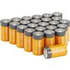 Amazon Basics, 24 batterie alcaline C multiuso, 1,5 Volt, durata di 5 anni