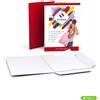 Cartelline a 2 ante con lembi A4 stampa e plastificazione opaca solo fronte 100 pezzi 300 g. patinata opaca