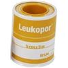 Essity Leukopor cerotto bianco in TNT su rocchetto 5 cm x 5 m