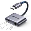 UGREEN Adattatore USB C a Jack 3,5 mm e Ricarica Rapida PD 30W Chip DAC Adattatore per Cuffie Tipo C Compatibile con iPad Pro Air 2022 Galaxy S25+/25/24/23 Xiaomi 13 12 Pixel 5 4 Switch