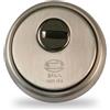 Amig - Defender per cilindro Mod. 30 - Acciaio inox 18/8 - Argentato - Anello esterno pieno - Ø65 mm - Piastra antitrapano - Con viti e supporto - Cilindro Europrofilo EN1303 - Acciaio sinterizzato