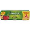 Dieterba Omogeneizzato Mela Alimento per l'Infanzia dal 4° mese, 3 x 80g