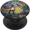 Disney Beauty & The Beast Stained Glass Rose PopSockets PopGrip Intercambiabile