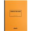 RHODIA 119228C - Quaderno mOrobido dOroso telato Composition Book Orange - B5 - Quadretti piccoli - 160 pag. - Carta Clairefontaine Bianca 80 g/m - Classic