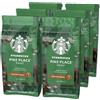 STARBUCKS Pike Place Caffè in grani Tostatura Media, 6 Sacchetti da 200g (1,2kg)