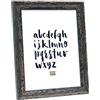 Deknudt Frames Deknudt S46MF2_13,0x18,0 - Cornice portafoto in Legno, Colore: Nero