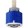 Cornat Eco cartuccia regolazione 2 gradini, Limitatore di Temperatura, diametro 40 x altezza 62 mm, blocco leva ha una sensibile (clic.)Funzione di risparmio, risparmia acqua ed energia, 1 pezzo, ae212