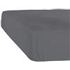 De Witte Lietaer Custodia Lenzuolo con Angoli Elasticizzati, Cotone, Grigio Steeple, Regina, 160x200x40 cm