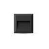 V-TAC VT-1152 1323 SEGNAPASSO LED ESTERNO 2W NERO QUADRATO LUCE CALDA 3000K SEGNAPASSI