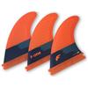 F-one Thruster Fin Set Flow XS Papaya