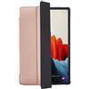 Hama - Custodia per Samsung Galaxy Tab S7 da 11 pollici e S-Pen (custodia per tablet con funzione leggio, retro trasparente, cover magnetica con auto Wake/Sleep) rosa