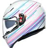 AGV K3 SV BUBBLE - (Blue/White/Yellow Fluo) - Abbigliamento e accessori moto