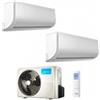 Midea Condizionatore Climatizzatore Midea Dual Split Inverter R-32 Wi-Fi Xtreme Pro 12000+12000 BTU Con M2OG-18HFN8-Q