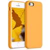 kwmobile Custodia Compatibile con Apple iPhone SE (1.Gen 2016) / iPhone 5 / iPhone 5S Cover - Back Case per Smartphone in Silicone TPU - Protezione Gommata - mango