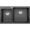 Blanco PLEON 9 Antracite Vasca grande a DESTRA 1518345 - 518345 con Set Stainless Steel