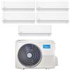 Midea Condizionatore Climatizzatore Midea Penta Split Inverter R-32 Wi-Fi Xtreme Pro 9000+9000+9000+9000+12000 BTU Con M5O-42FN8-Q