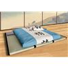 Vivere Zen Kit Letto 3 Tatami tradizionali (5,5 cm) + Futon cotone 11 cm (matrimoniale) (3 Tatami 80x200 (=200x240) + Futon 160x200x11)