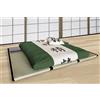 Vivere Zen Kit Letto 3 Tatami ribassati (2,5 cm) + Futon 14 cm (matrimoniale) (3 Tatami 90x200 (=200x270) + Futon 160x200x14)